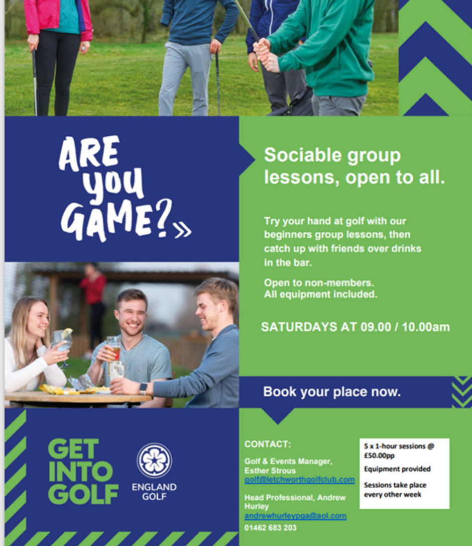 Lessons Letchworth Golf Club, located in Letchworth Garden City